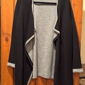 NWOT Modern Black and Gray Cardigan Sweaters